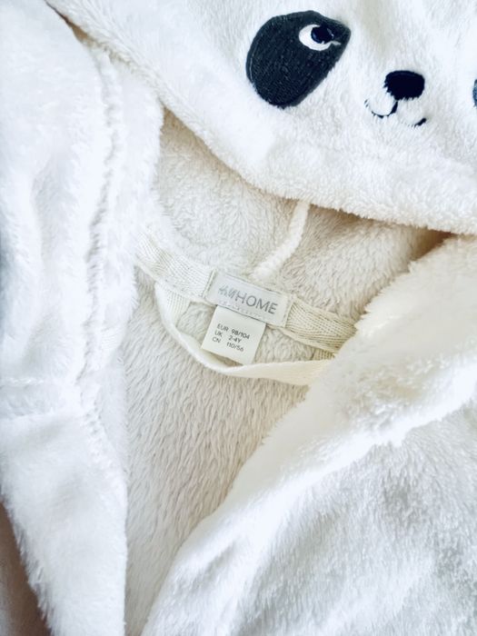 H&M Детски Халат Панда 98/104 см
