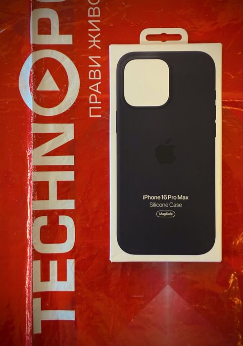 KATO НОВ iPhone 16 Pro Max Silicone / Силиконов Кейс Technopolis Black