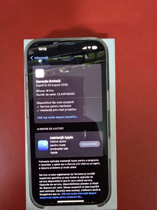 IPhone 16 Pro 128GB NOU / GARANTIE