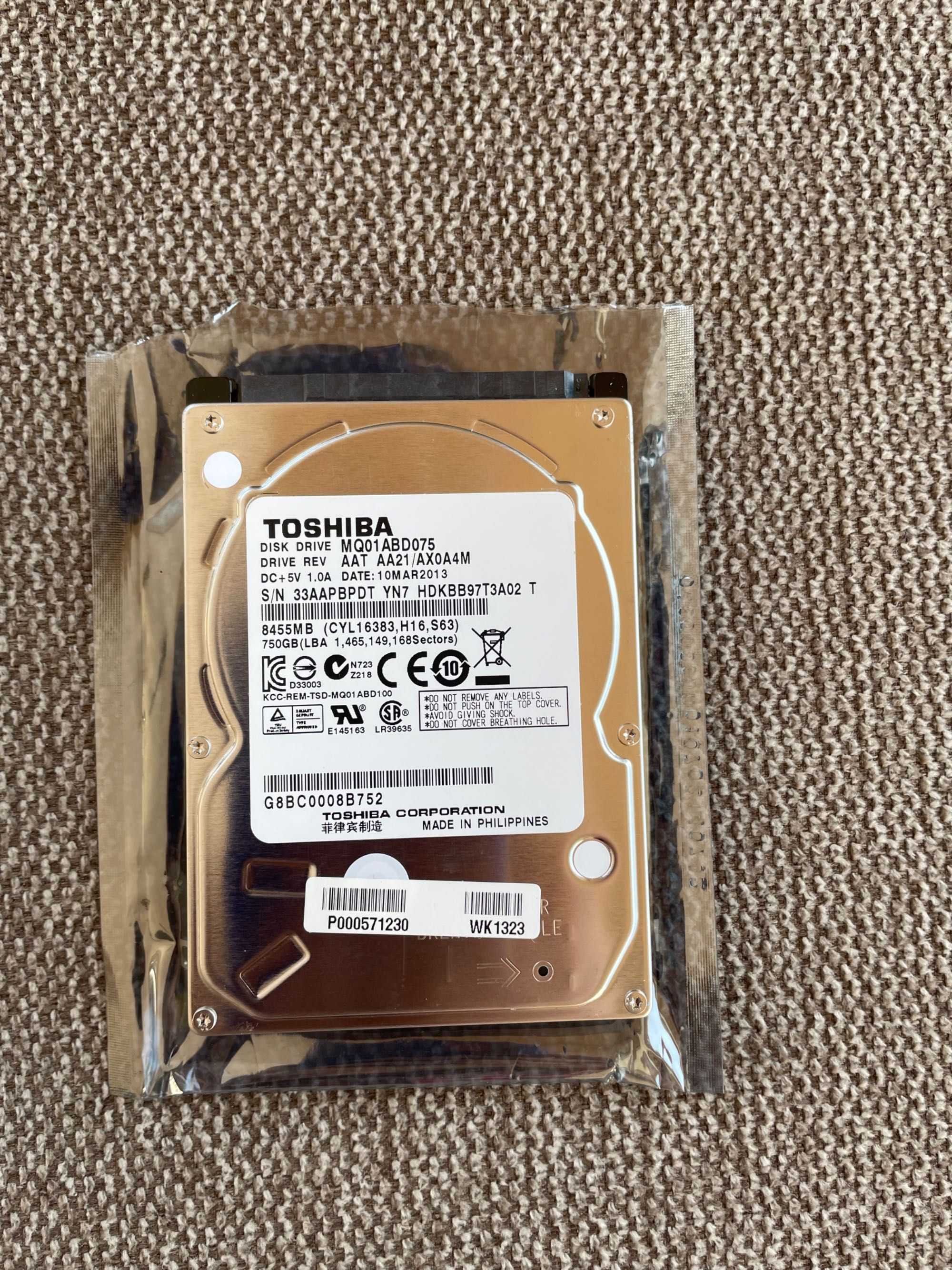 Хард диск TOSHIBA