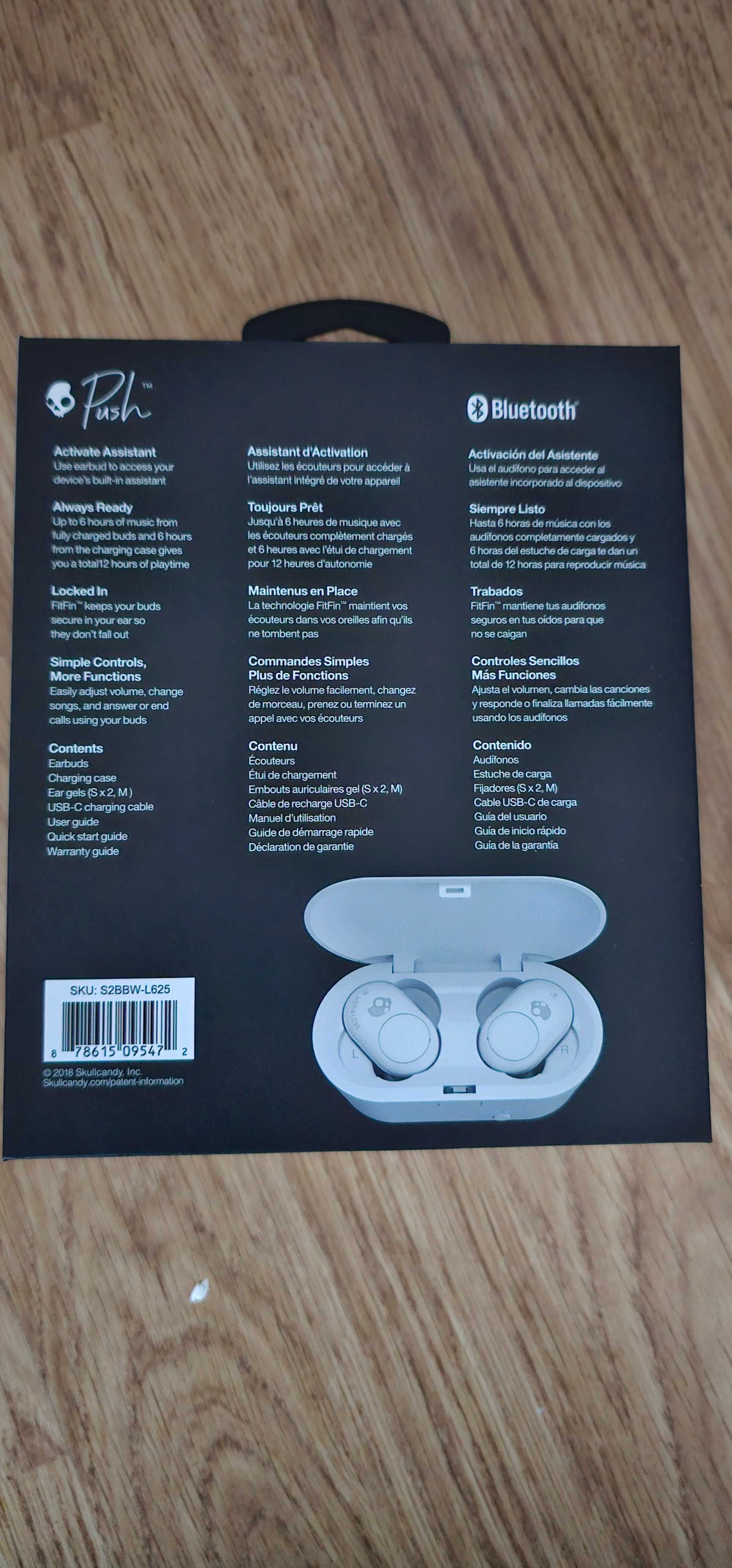 Skullcandy Push нови True Wireless bluetooth слушалки София/Пловдив