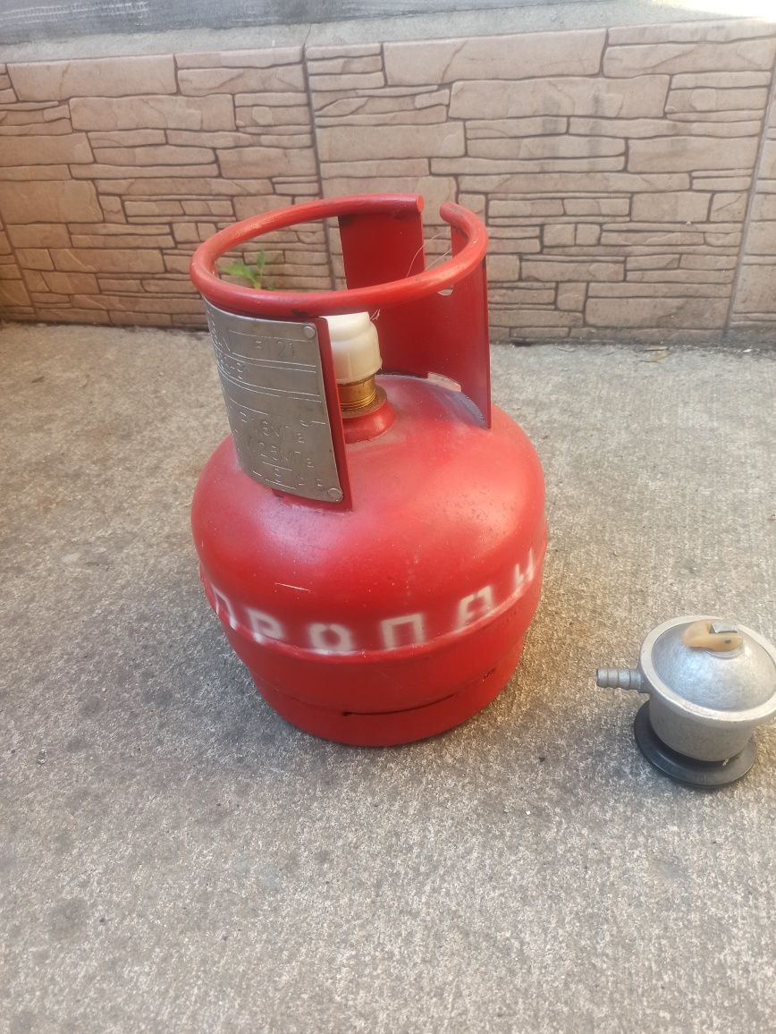 Газов котлон , газова бутилка туристическа