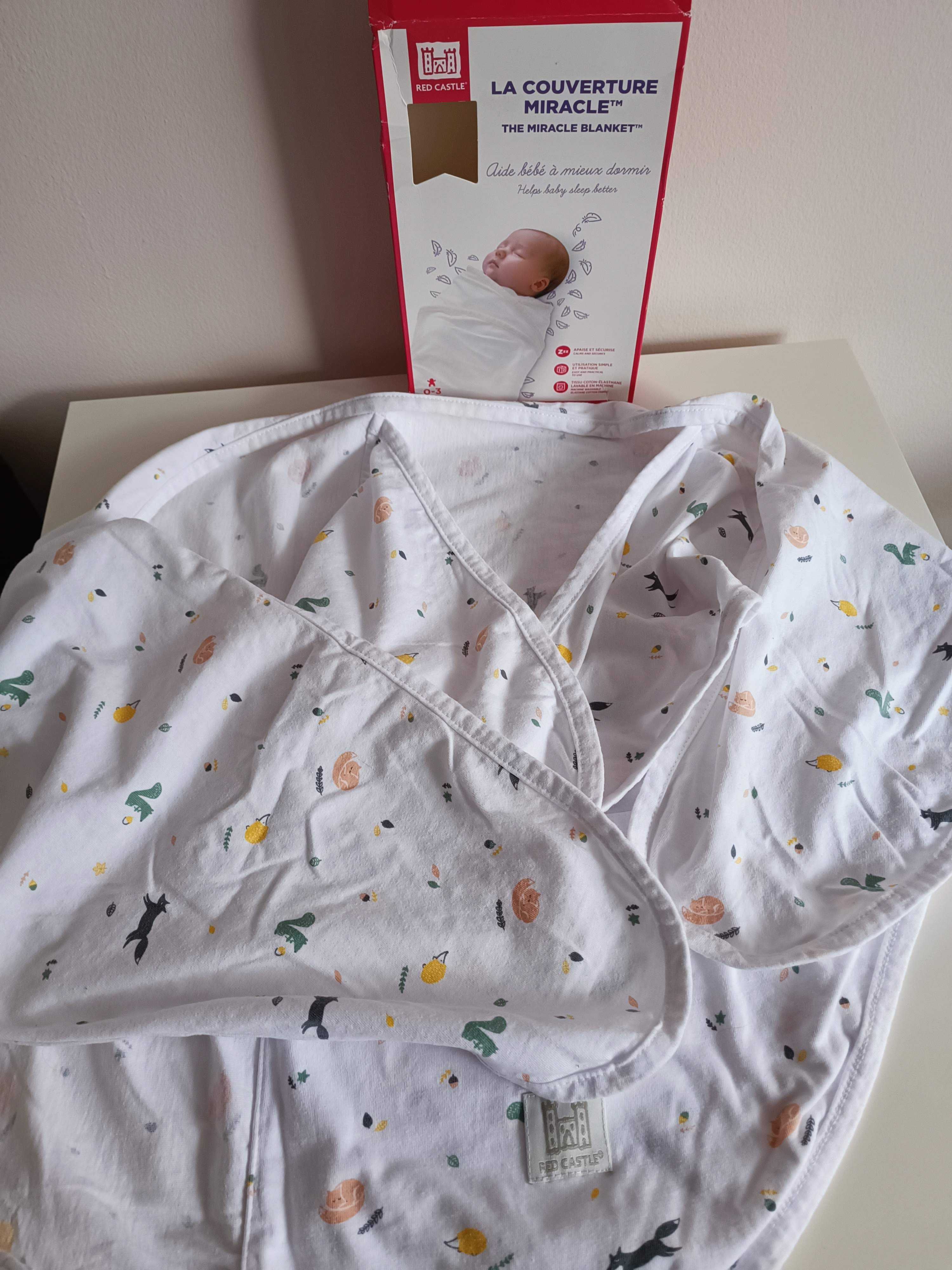 Red Castle Miracle Blanket – Пелена за повиване (100% памук] с лисички