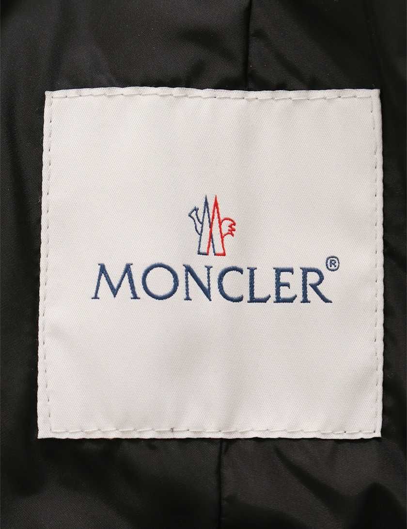 MONCLER 100% Оригинален Кожен Дамски Елек с Пух Естествена Кожа 3 M L