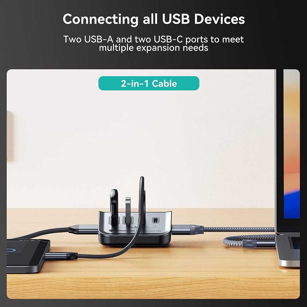 4-Port USB 3.2 10G Hub Yottamaster