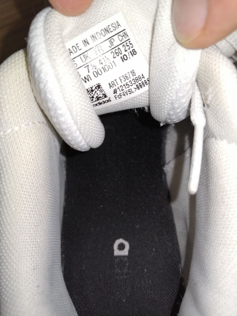 Обувки Adidas, бели, номер:41 1/2