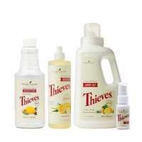 Produse curatenie din gama THIEVES de la YOUNG LIVING