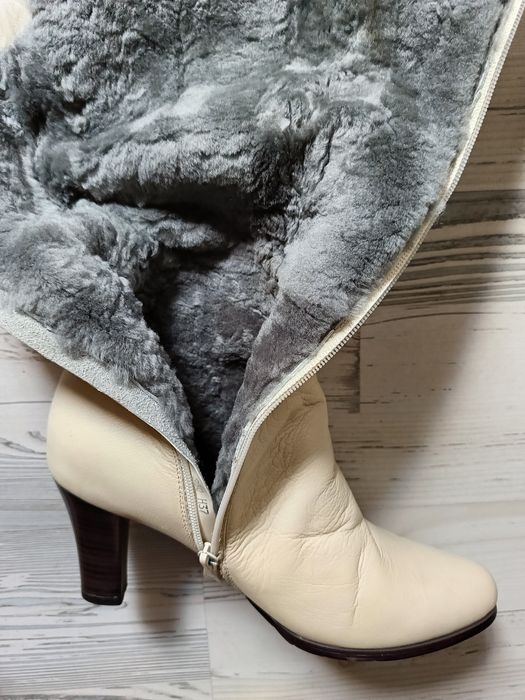 Сапоги кожаные фирма Fancy (Турция)