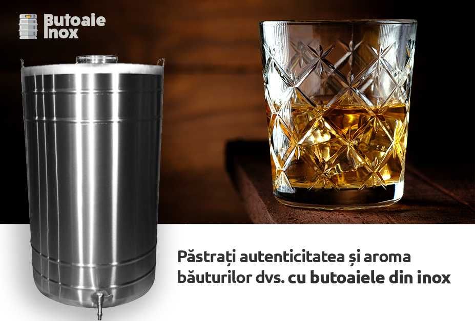 butoaie 30 50 100 litri si butoi inox 200 300 350 litri vin