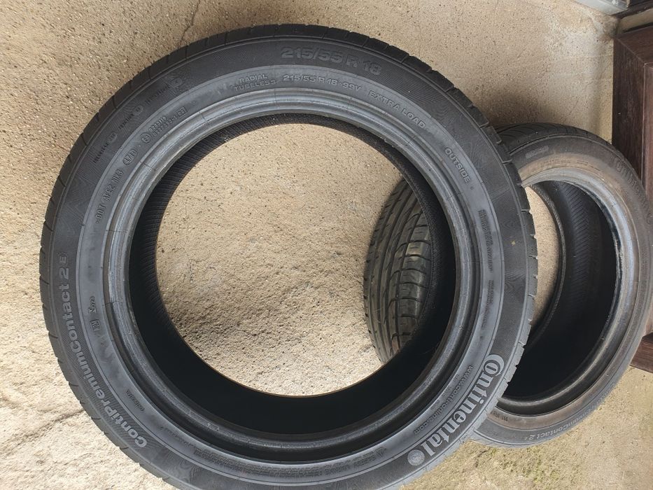 Anvelope MICHELIN și CONTINENTAL vara 215/55 R18