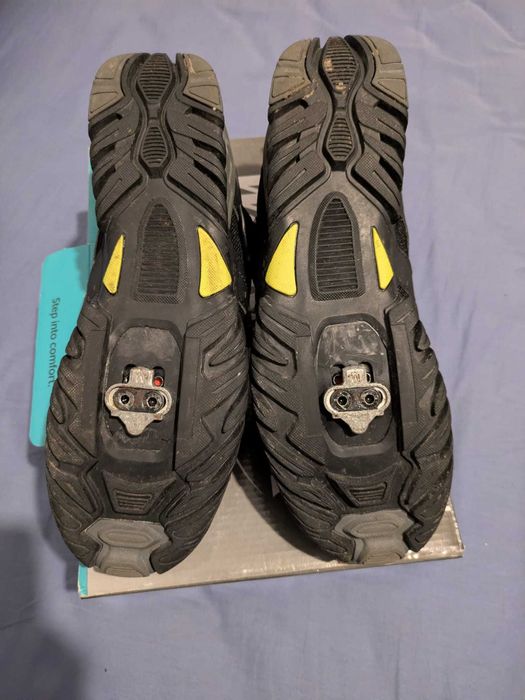 Pantofi Shimano MT43 cu placute + pedale SPD M324 Shimano