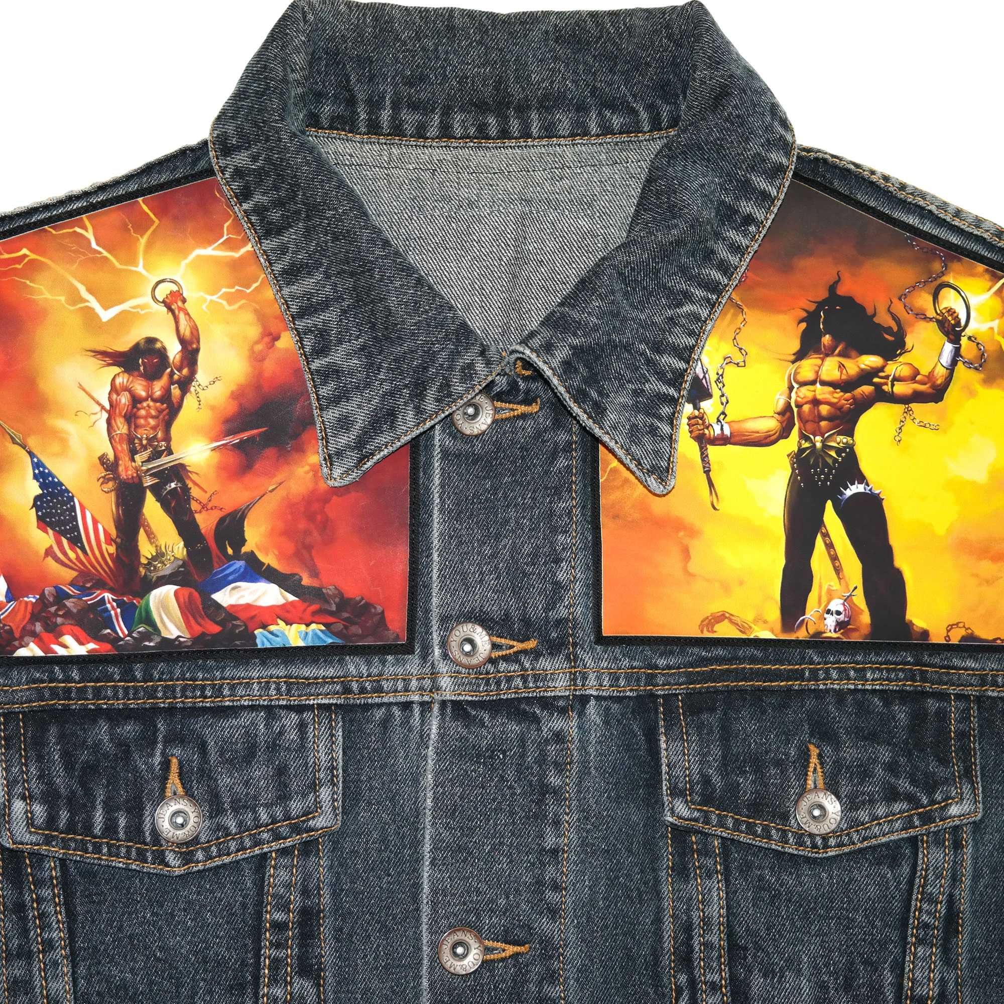 Уникален Дънков Елек Manowar, Battle Vest, Heavy metal