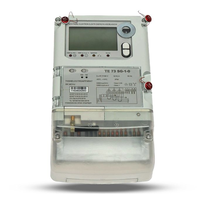 Счетчик электроэнергии 3-фазный | TE73 SG-1-0 | 100V 5A | GPRS-модем