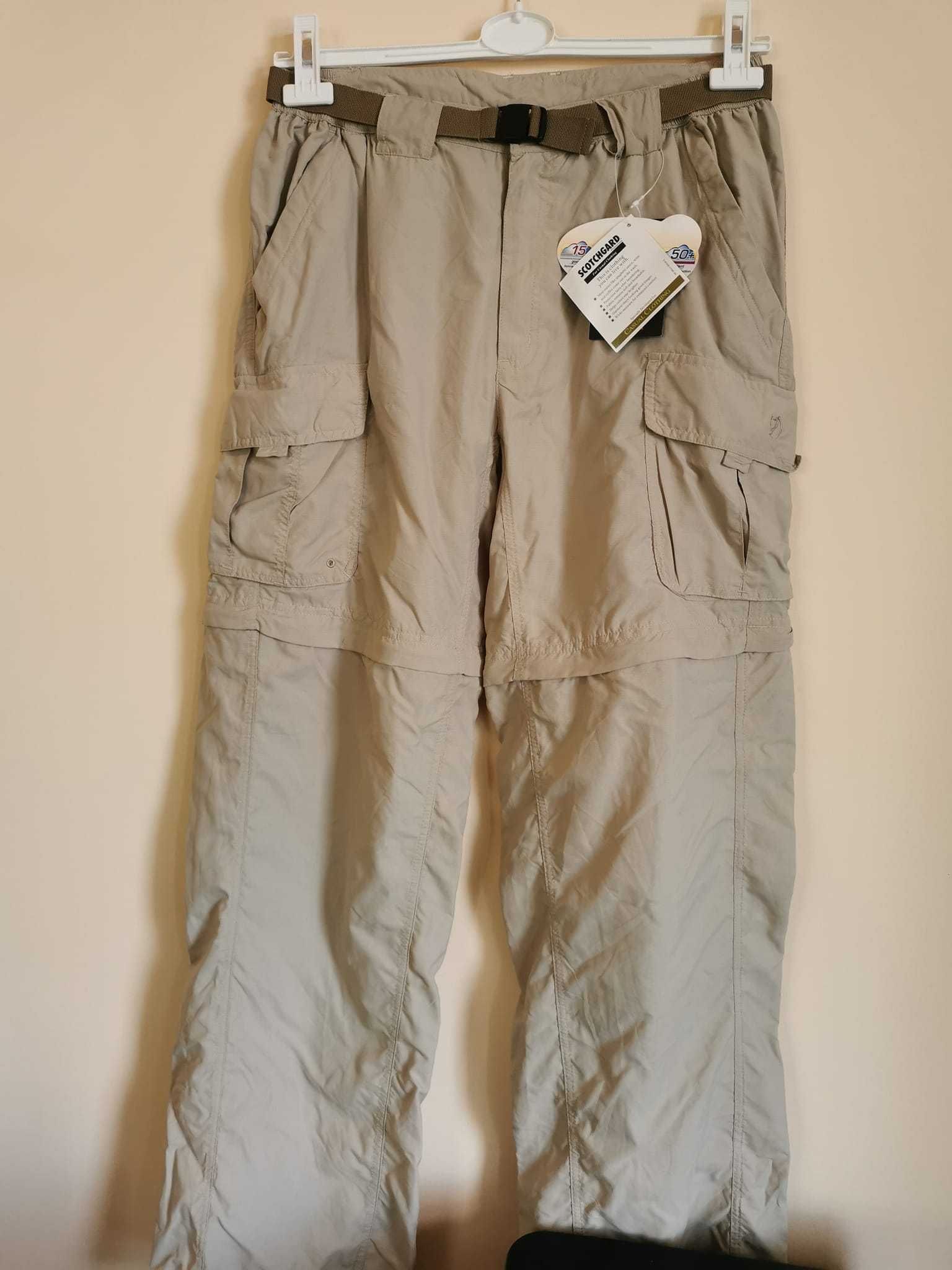 Pantaloni Fjall Raven XL si bluza termica Odlo S dama