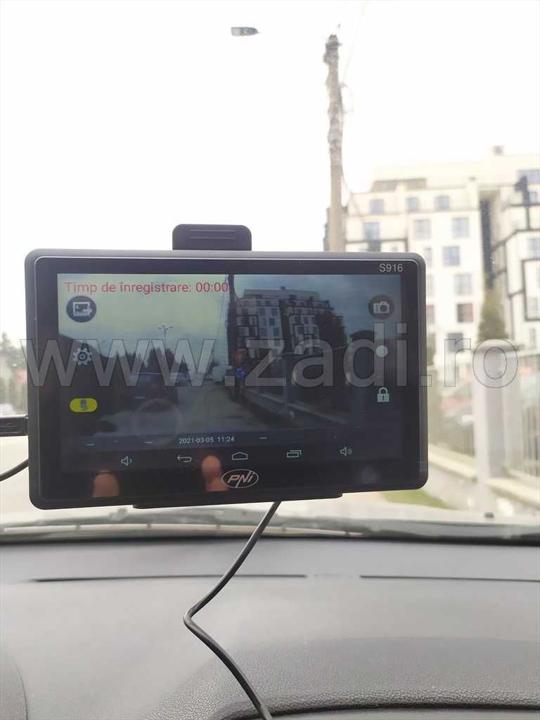 GPS PNI S916 - camera DVR, Android, Filmeaza, navigheaza -harti noi