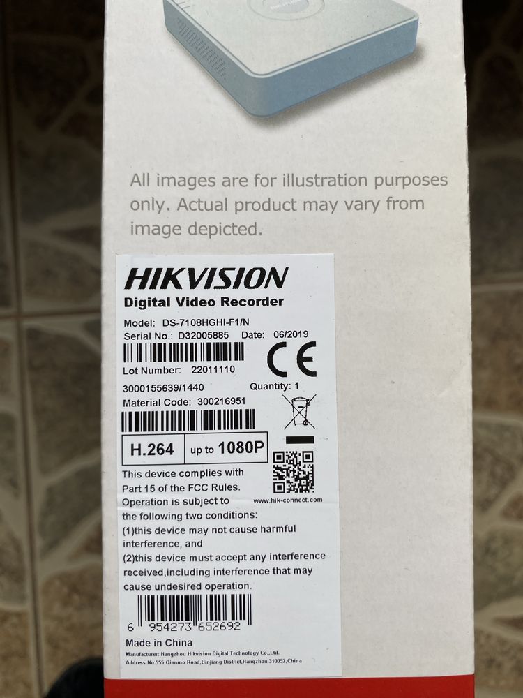 DVR Hikvision DS-7108HGHI-F1, 8 canale