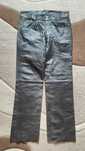 Vand pantaloni barbati, din piele naturala, talie 52