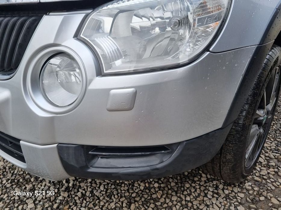 Bara fata Skoda Yeti 2009 - 2013 ARGINTIU (1406) model cu spalatoare far