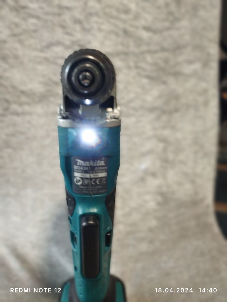 Акумулаторна ъглова бормашина MAKITA BDA341 14v.lion