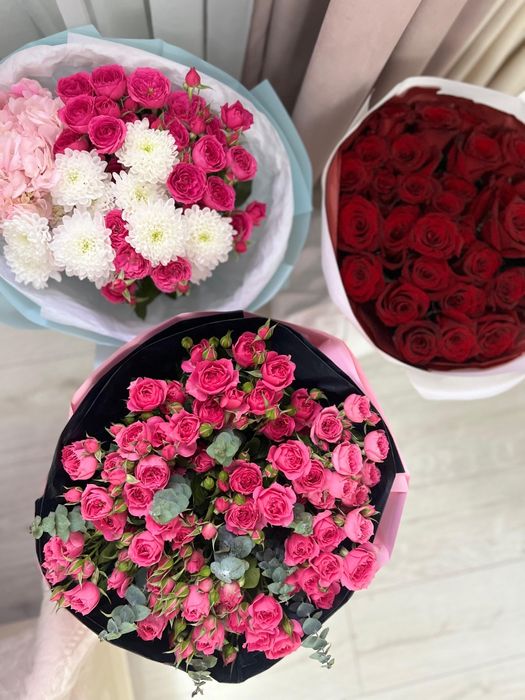 Свежие букеты ,цветы