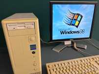 Unitate PC Retro Rară – AMD K5 PR133 – Retro Computing / DOS Gaming