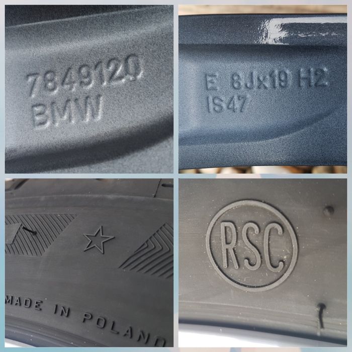 Jante BMW 19 X1 F48 X2 F39 style 572 M pachet 225 45 19 Dunlop DOT2022