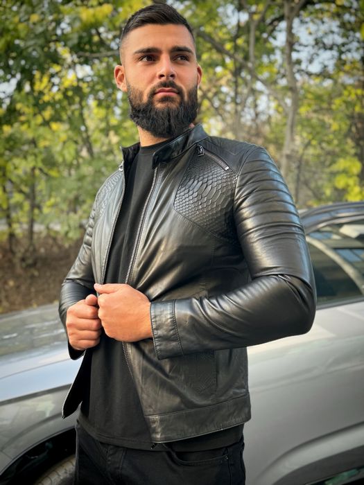 Мъжки кожени якета от естествена кожа