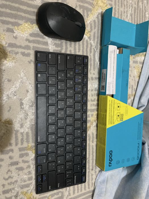 Rapoo 9000m клавиатура миш блютуз