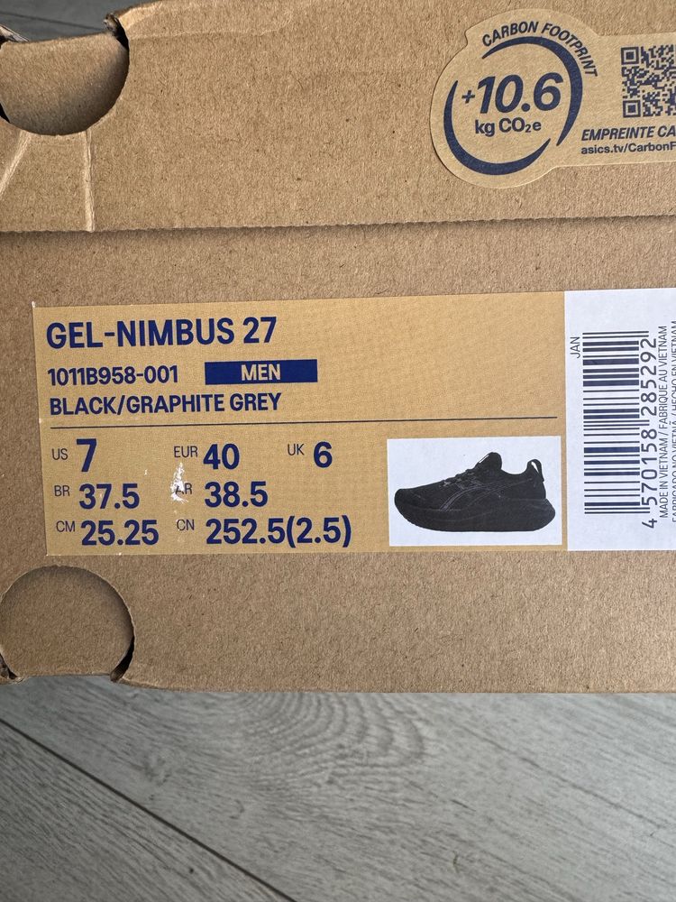 Pantofi alergare Asics Gel Nimbus 27 marimea 40 noi
