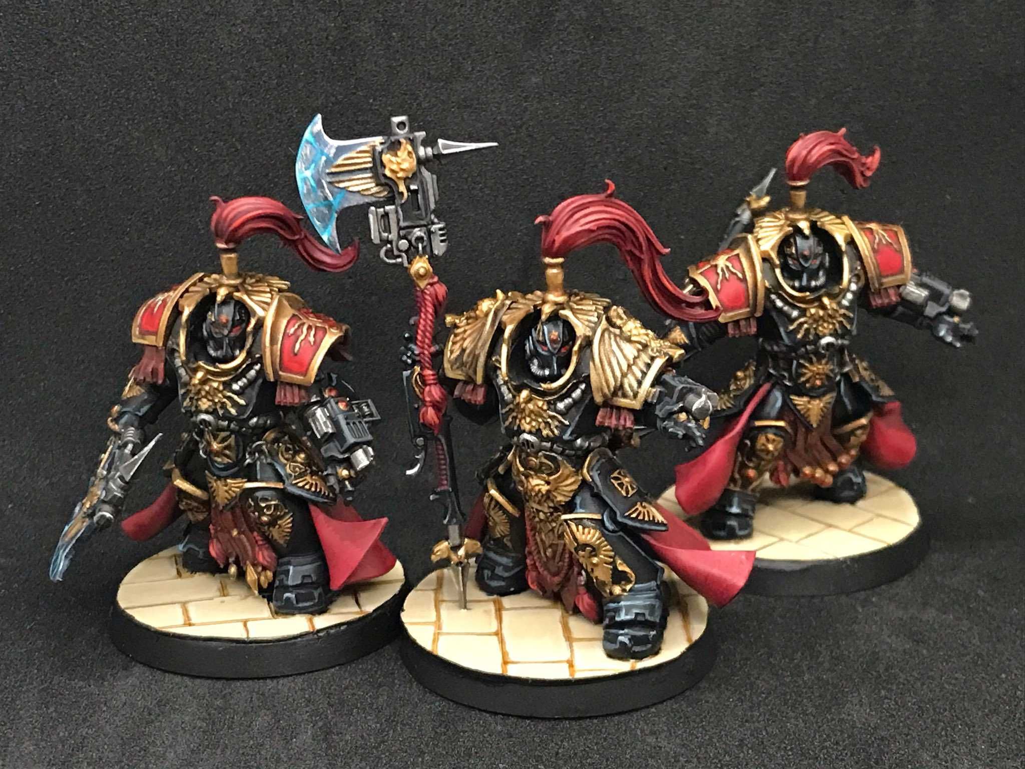 Set 3 Miniaturi Allarus Custodians Warhammer 40k