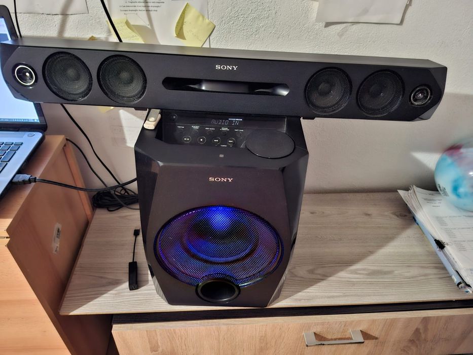 Soundbar 2.1 Sony HTGT1, 260W, Bluetooth, USB, NFC, Negru