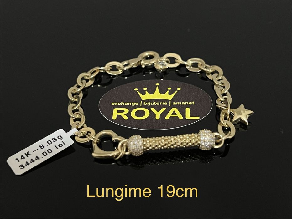 Bijuteria Royal CB : Bratara dama aur 14k 8,03gr