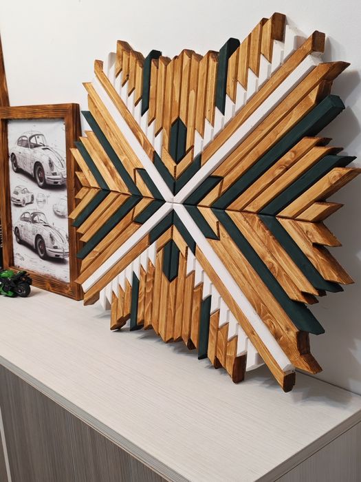 Tablou lemn lucrat manual