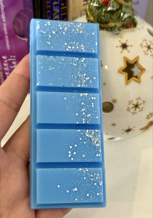 Tabletă parfumată ceară soya naturala, lucrată manual, Sweet Orange