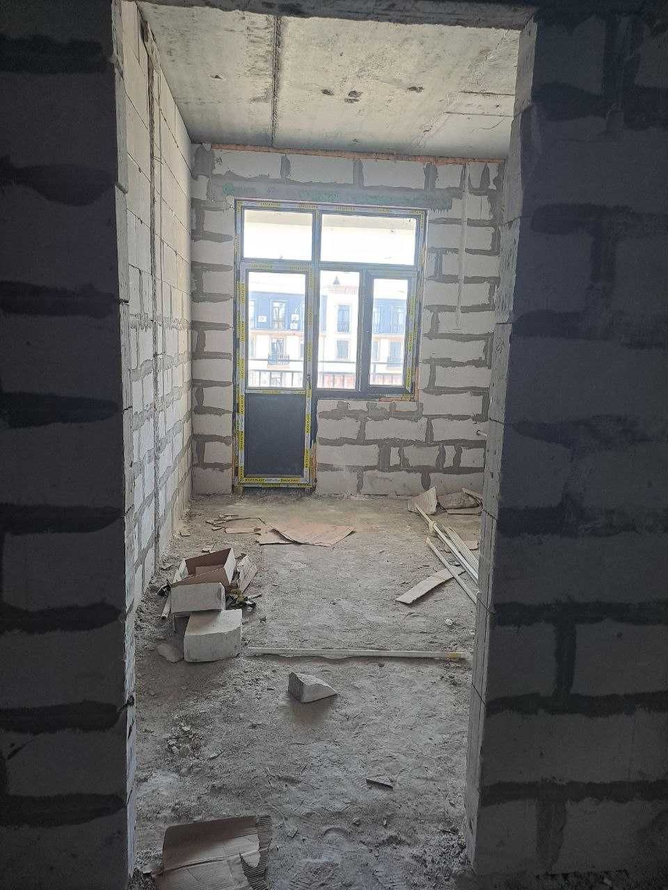 Карасу-3 ЖК "Qorasu Residence" 2/7/9 КОРОБКА 70м2 ор-р 8-поликлиника
