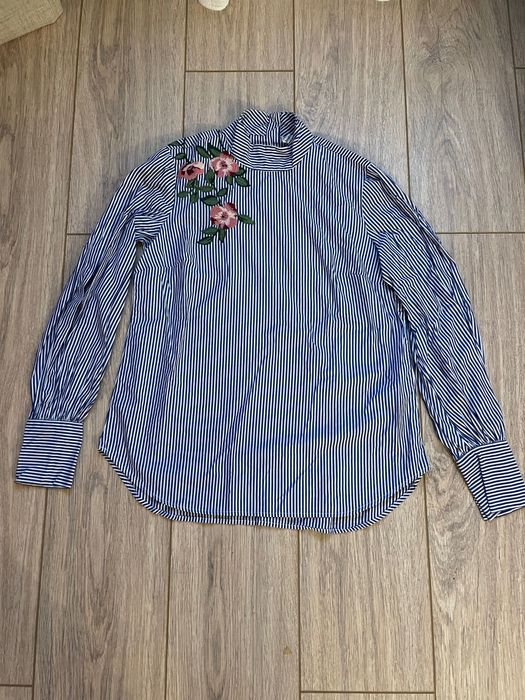 Camasa Stradivarius in dungi, cu model embroidery, S