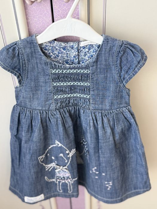 Платья для девочек 1-2 года пакетом.