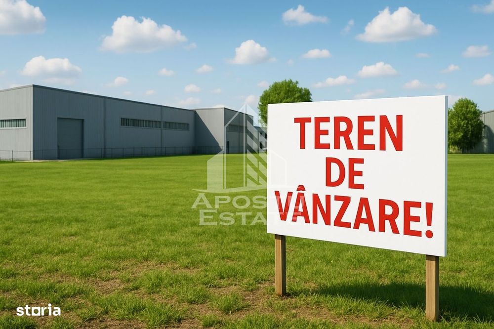 Teren 1760 mp, zona industriala, DN6, Timisoara- Becicherecul Mic