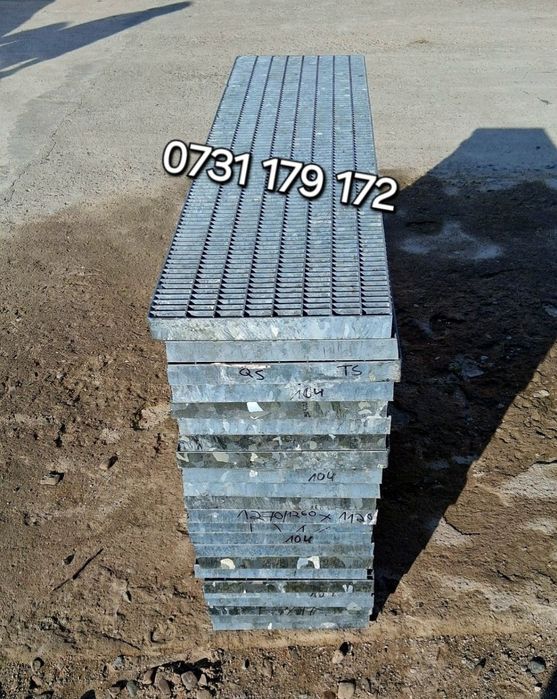 trepte de metal zincata