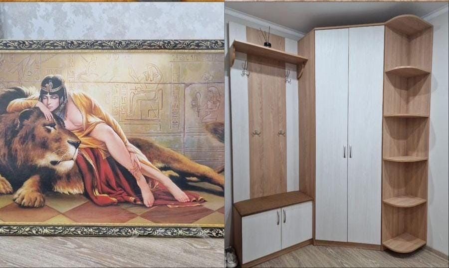 Продам угловую прихожую и картину