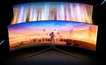 Гейминг монитор SAMSUNG  , 49 инча , 5К ,НОВ, извит R1000