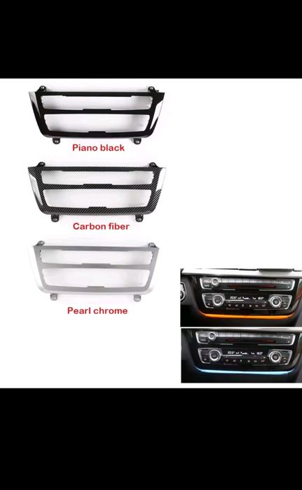 Ornament Rama Consola Centrala cu Lumina Ambientala compatibila cu BMW