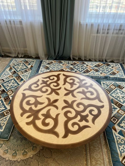 Стол. Жер стол. Казахский национальный круглый стол.Казакша стол.