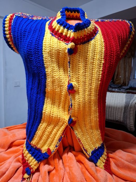 Vestă din lână acrilic