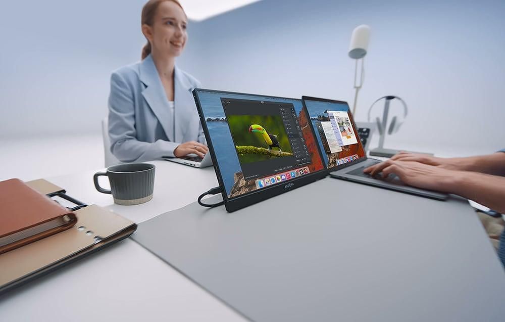 Преносим монитор arzopa z1rc 16,0" с full hd ips дисплей