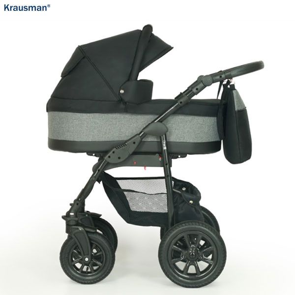 Carucior 3 in 1 Jet Black - Krausman