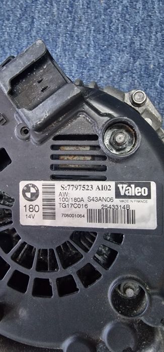 Alternator original VALEO compatibil cu: BMW 730d 740d 745d TG17C016