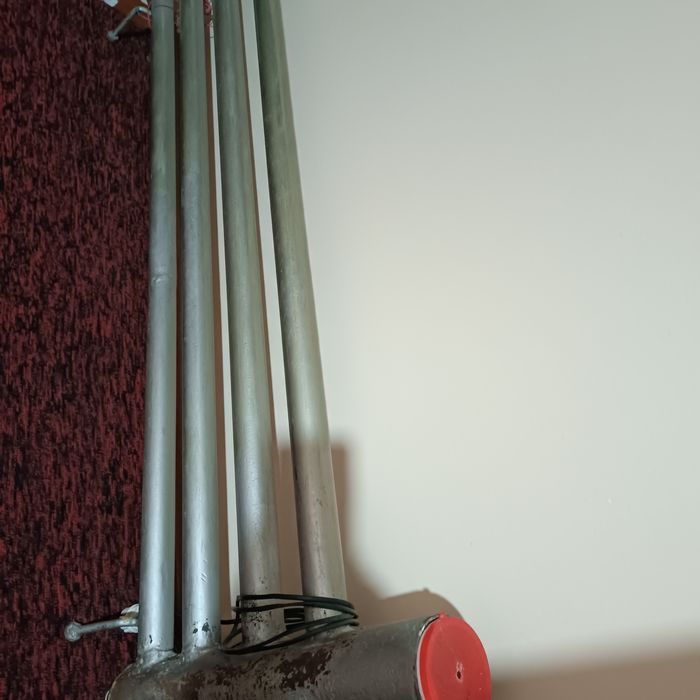 Тендовый самодельный обогреватель б/у