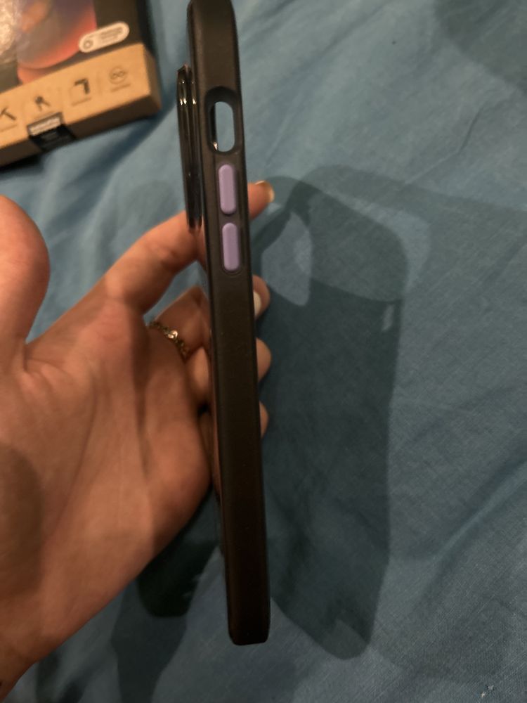 Husă iphone 14 pro max cu butoane ajustabile+ folie sticla