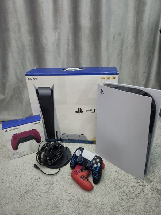 Playstation 5 ; 2 джойстика; Плейстейшен 5 ; Ps5 ; полный комплект